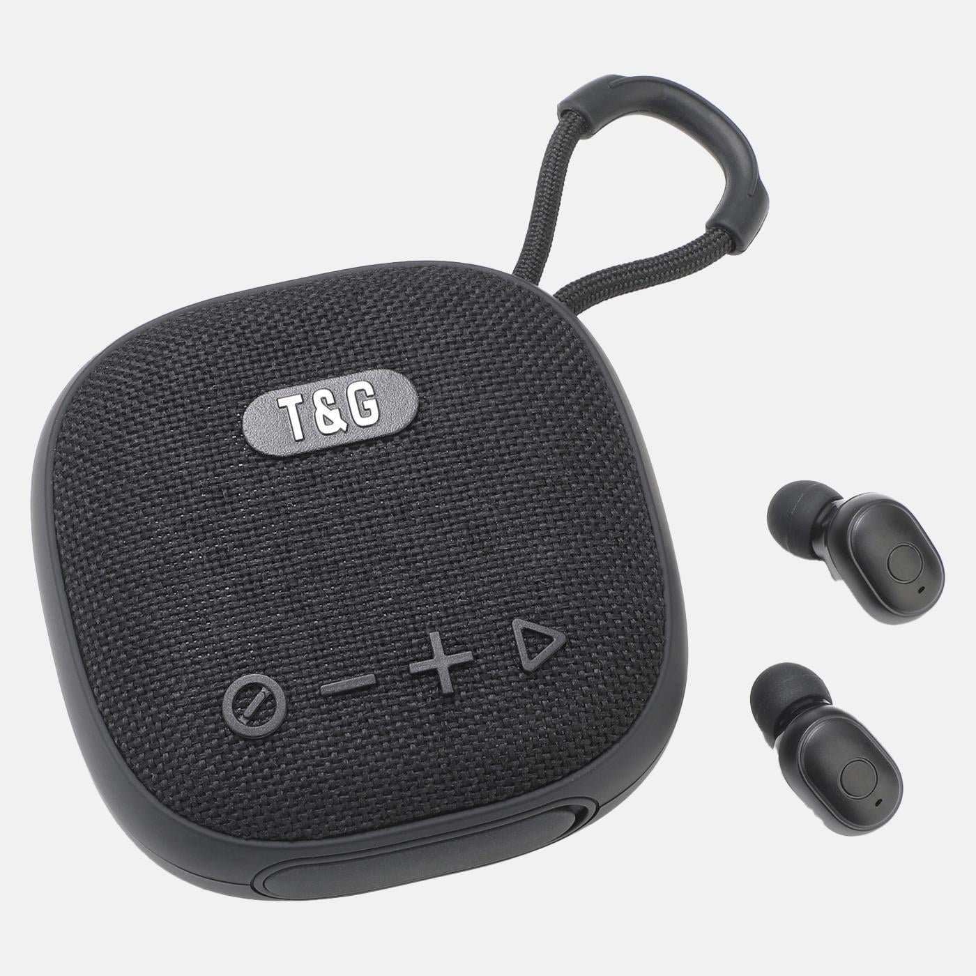 Колонка-Bluetooth с наушниками TG813 Black