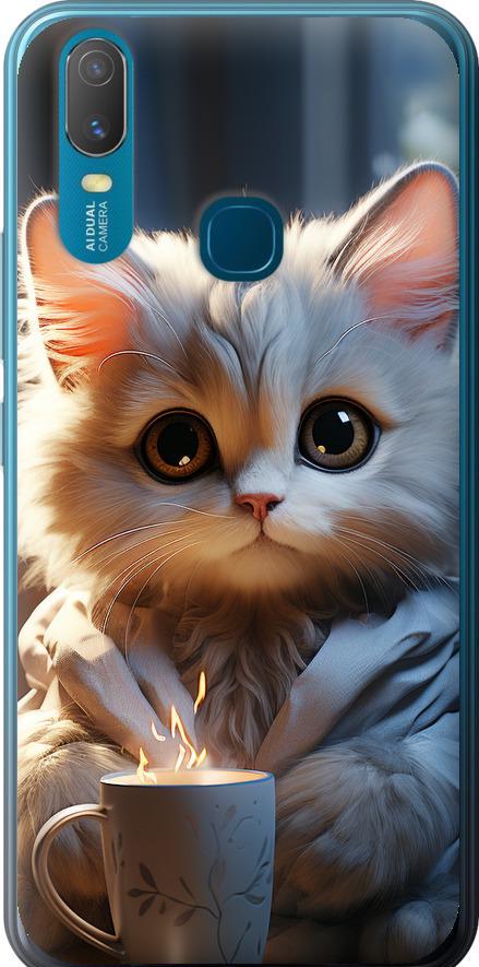 Чехол на Vivo Y11 White cat (5646t-629-42517)