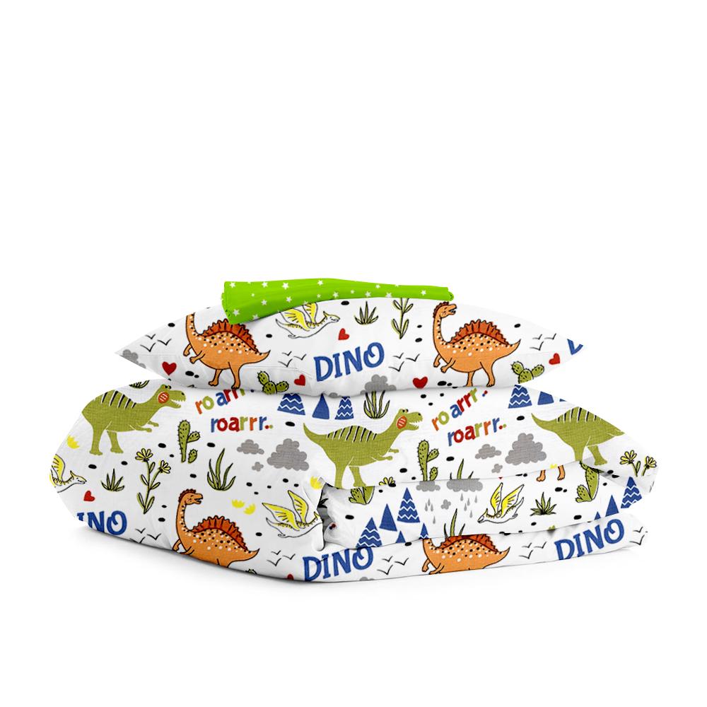 Комплект белья Cosas Dino постельного подросткового на резинке 155х215 см (4822052102022)