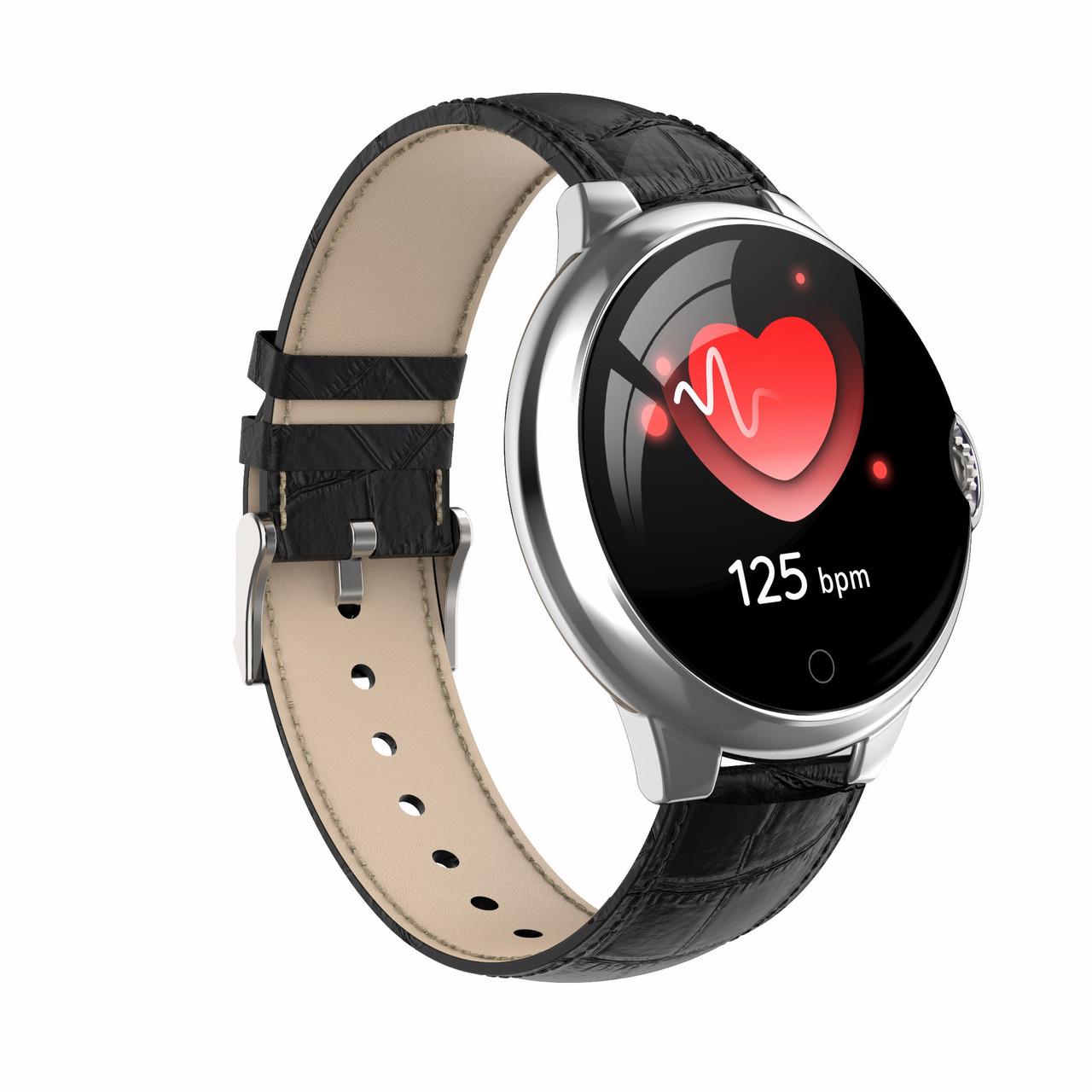 Cмарт-часы SUNROZ DR88 1,22" Черный/Серебряный (SUN6713)