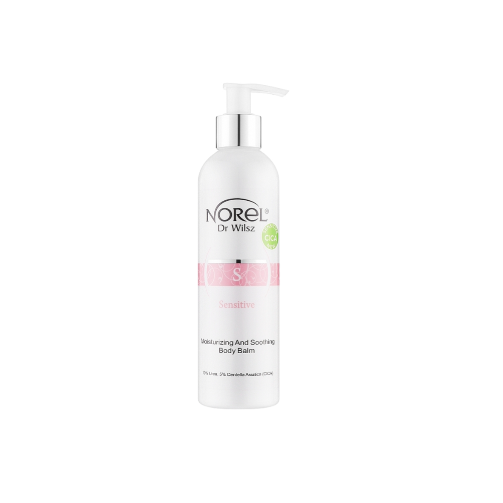 Бальзам для тіла зволожувальний та заспокійливий Norel Sensitive Moisturising And Soothing Body Balm 250 мл (0288)