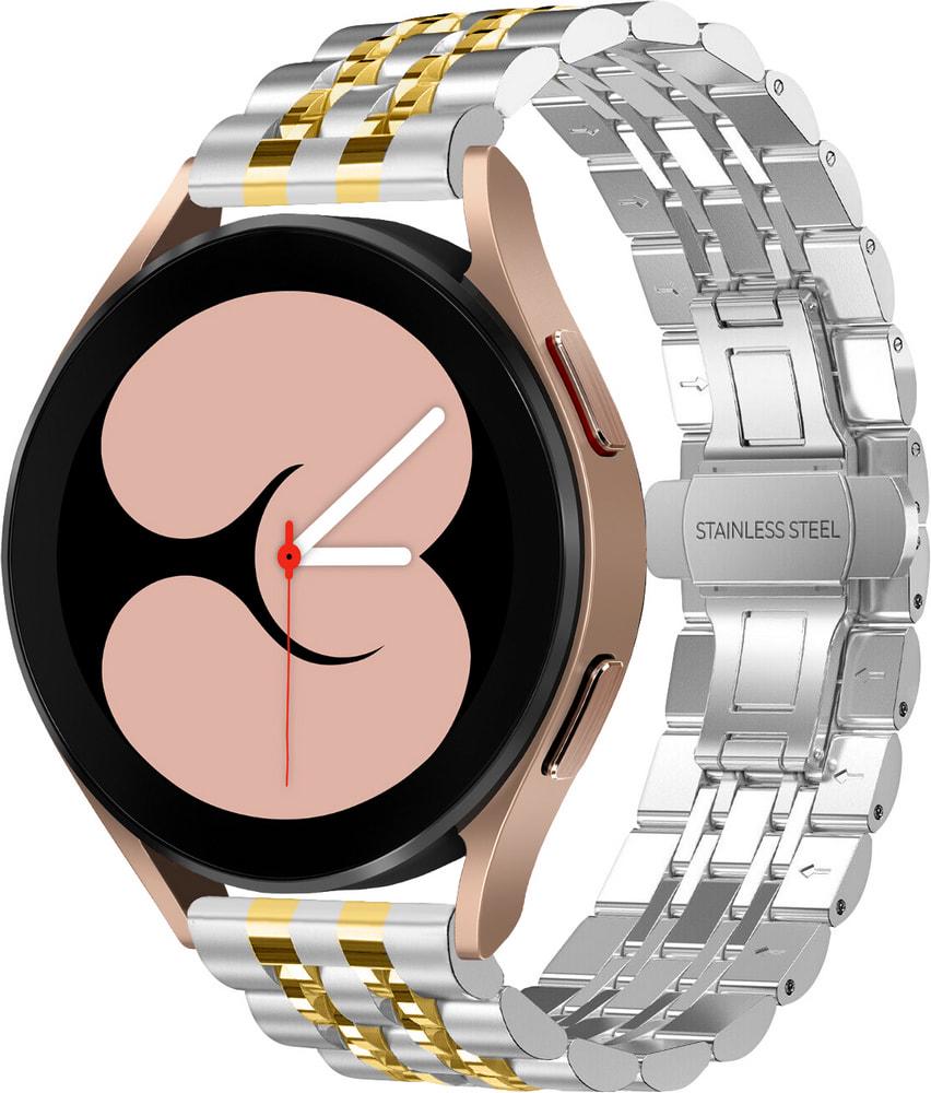 Браслет металлический Spinye Line для Galaxy Watch 4 40 мм Silver Gold (29022-67) Браслет металлический Spinye Line для Galaxy Watch 4 40 мм Silver Gold (29022-67)