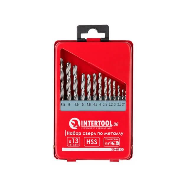 Набір свердел по металу Intertool SD-0113 HSS 1,5-6,5 13 шт. (12130039) - фото 2