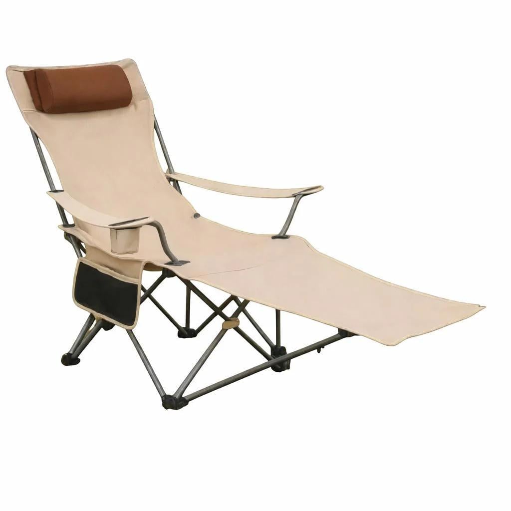 Кресло-шезлонг туристическое складное 2в1 для пикника/дачи/рыбалки (3007184207)