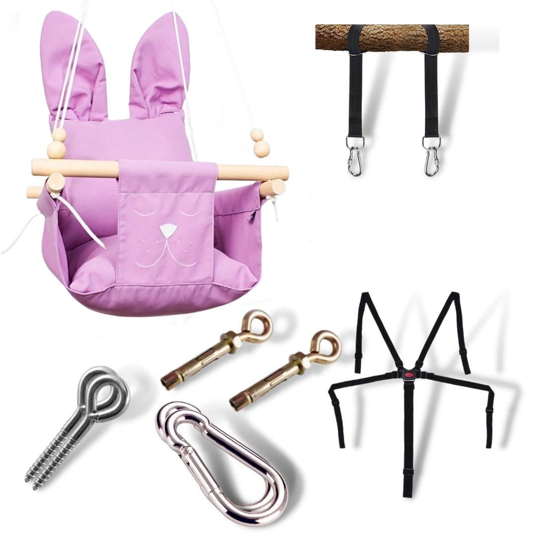 Детская качеля Infancy Ушастая Светло-фиолетовый (9670261) Детская качеля Infancy Ушастая Светло-фиолетовый (9670261)