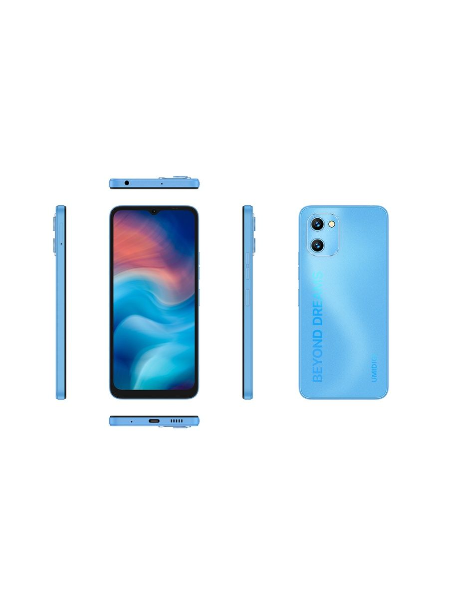 Смартфон Umidigi G1 2/32Gb Blue - фото 2