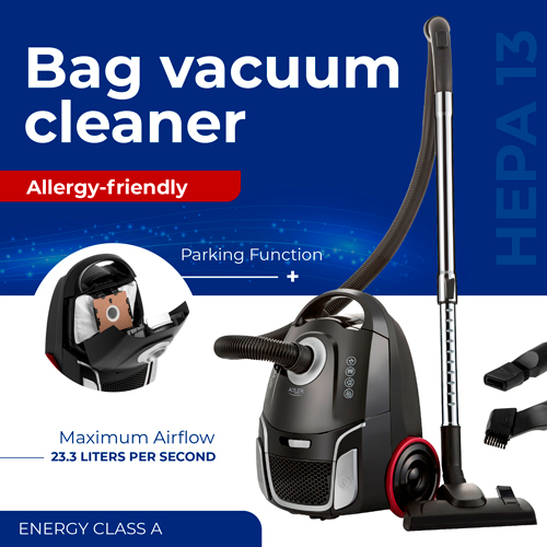 Пилосос із мішком Adler AD 7054 гіпоалергенний фільтр HEPA/кабель 7 м (03975) - фото 21 Пилосос із мішком Adler AD 7054 гіпоалергенний фільтр HEPA/кабель 7 м (03975) - фото 21