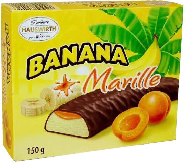 Суфле в шоколаде Hauswirth Banane Plus Marille абрикос 150 г (26889720)
