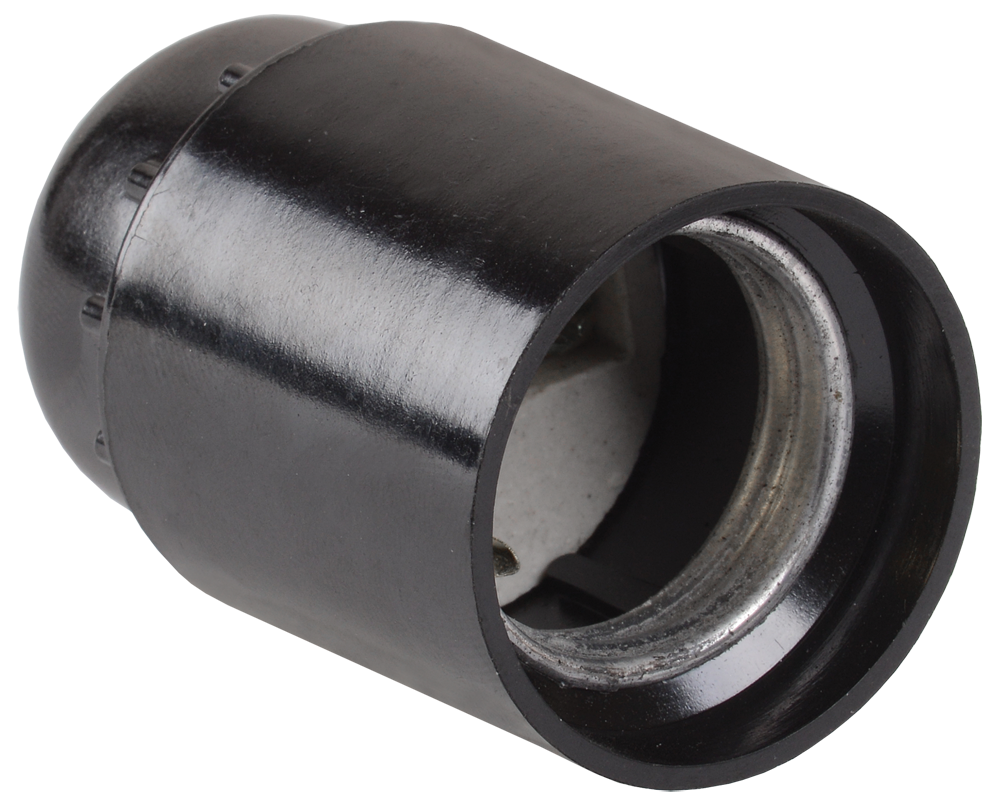 Патрон Lemanso Е27 LM2519 бакелит Черный