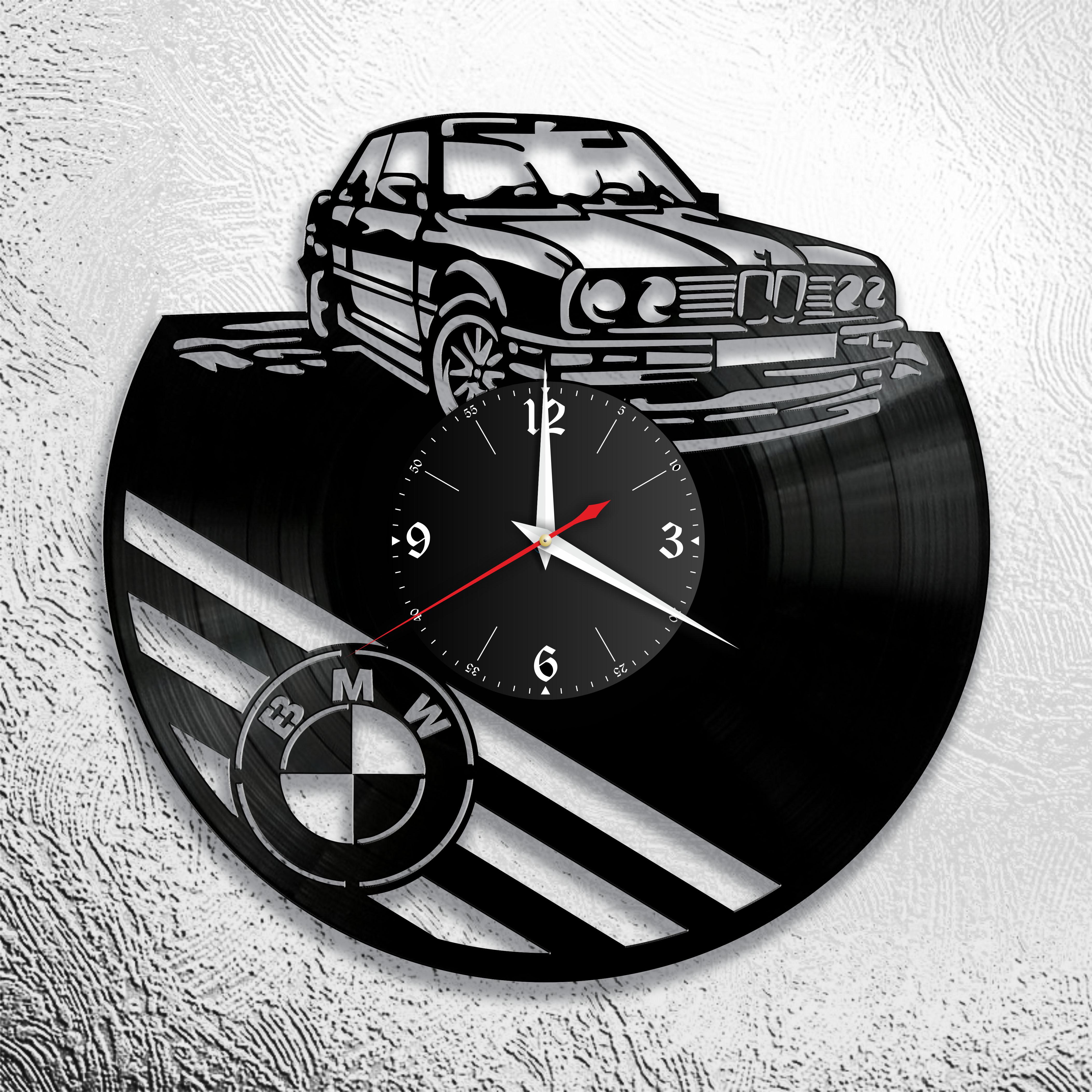 Часы настенные BMW 2972 из виниловой пластинки