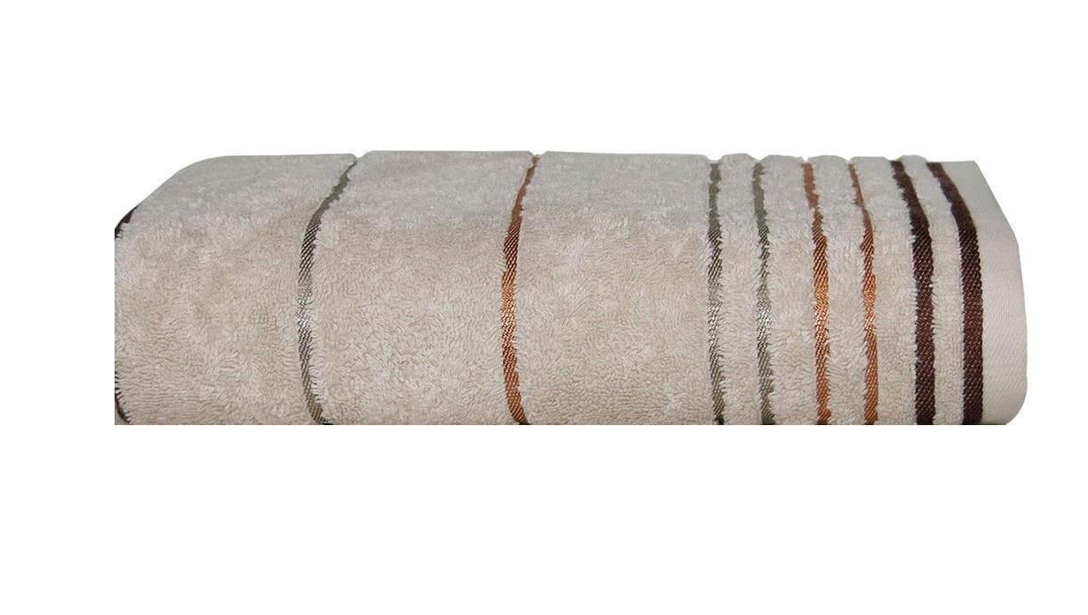 Полотенце Parisa Stripe Cotton D-272 50х90 см Кремовый (25897707)