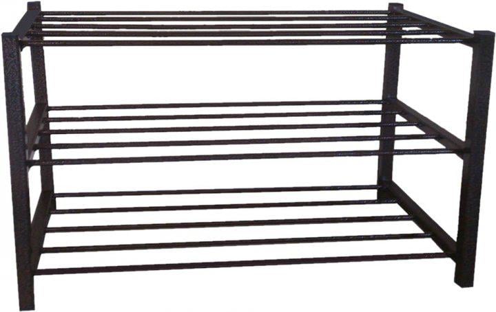 Полка для обуви металлическая Метакам J3 60x47x30 см Черный