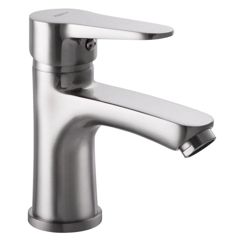 Смеситель для умывальника Zerix PUD1 146 нержавеющая сталь (ZX2798)