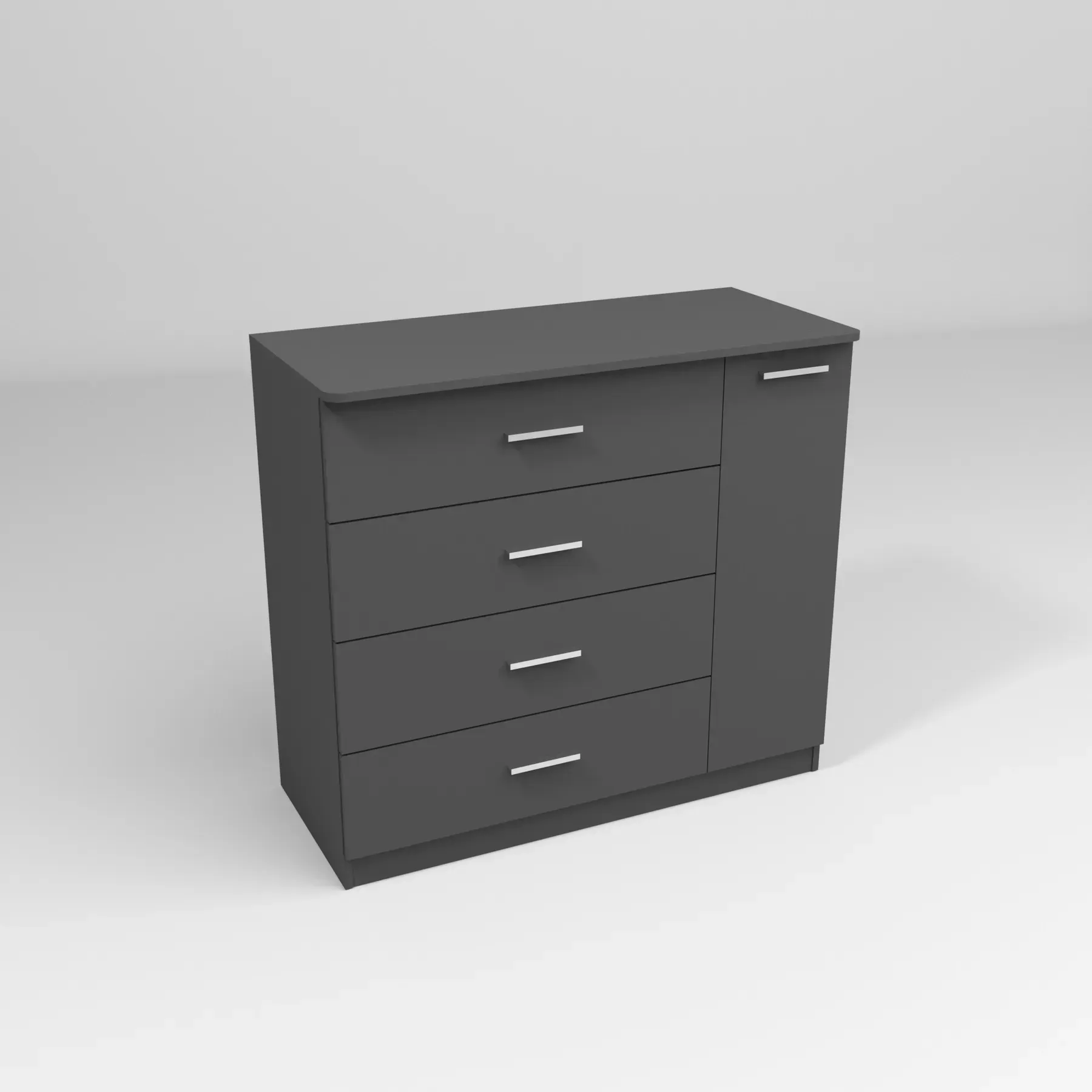Комод Kontinent Сабріна №2 110х50х100 см Антрацит (51952287) - фото 2