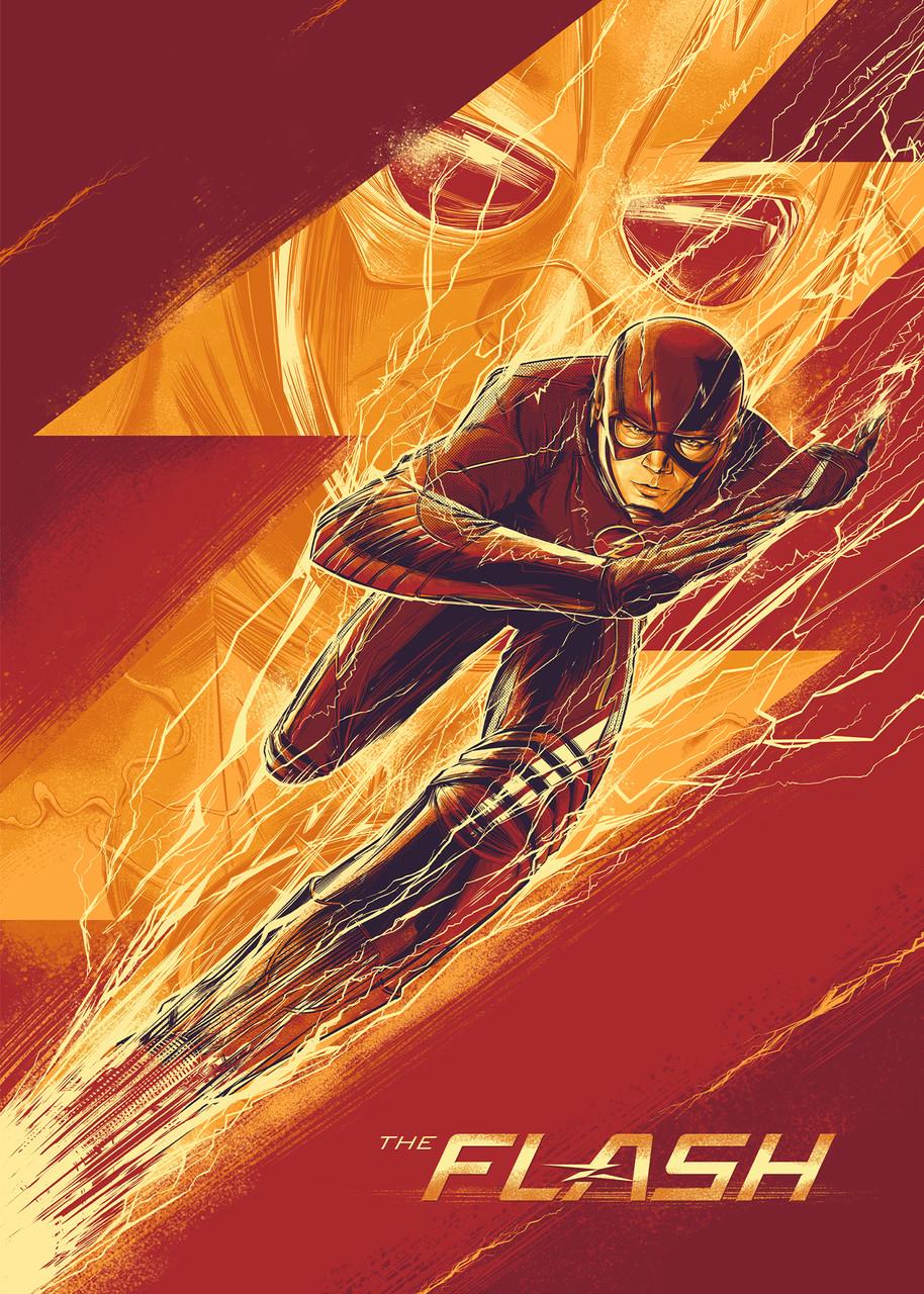 Картина GeekLand The Flash Флэш фан постер