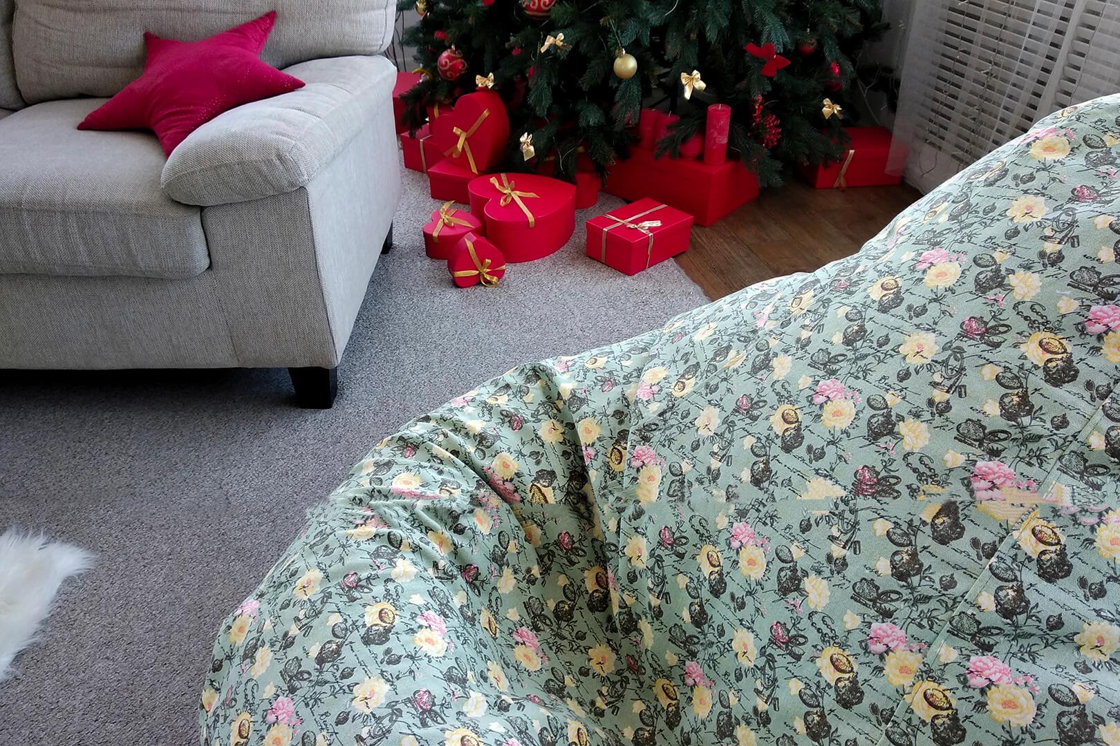 Крісло безкаркасне з квітковим принтом 130х100 см (89746158-Т) Різнокольоровий - фото 3 Крісло безкаркасне з квітковим принтом 130х100 см (89746158-Т) Різнокольоровий - фото 3