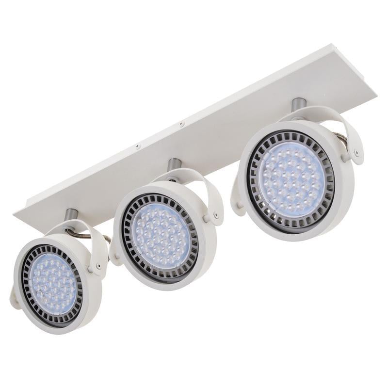 Подсветка накладная поворотная для офиса Brille MS-09/3 GU10 SWH