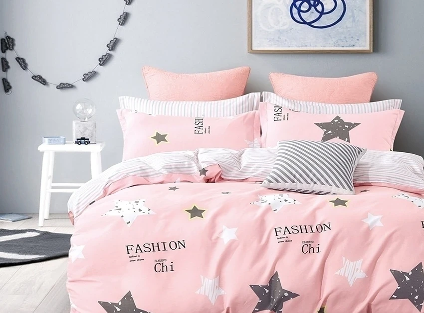 Комплект постельного белья с компаньоном TAG Tekstil R7623 150x215 см (1598)