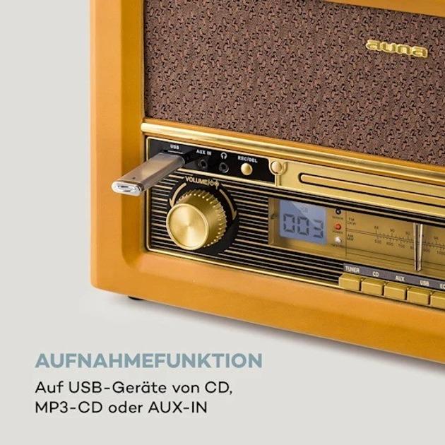 Стереосистема акустична Auna Belle Epoque Retro Stereo (10040054) - фото 3 Стереосистема акустична Auna Belle Epoque Retro Stereo (10040054) - фото 3
