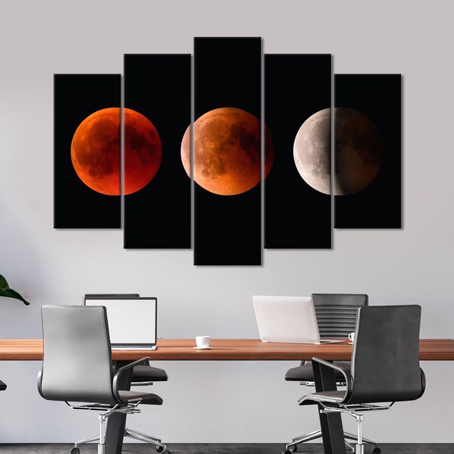 Картина космос Загадочная Луна 112x68 см (A1279-5)