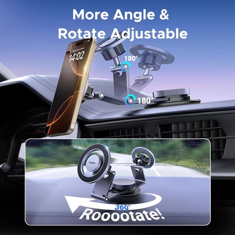 Крепление магнитное UGREEN для iPhone 16/15/14 Grey (45577) - фото 6 Крепление магнитное UGREEN для iPhone 16/15/14 Grey (45577) - фото 6