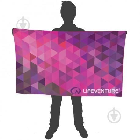 Рушник Lifeventure Soft Fibre Triangle Giant Фіолетовий (1012-63072) - фото 3