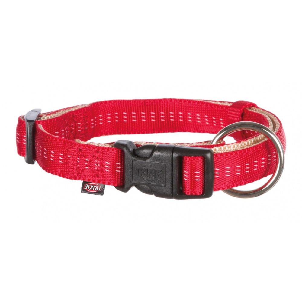 Ошейник Trixie Softline Elegance двухслойный S-М 30-45 см 15 мм Красно-бежевый (TX-11594)