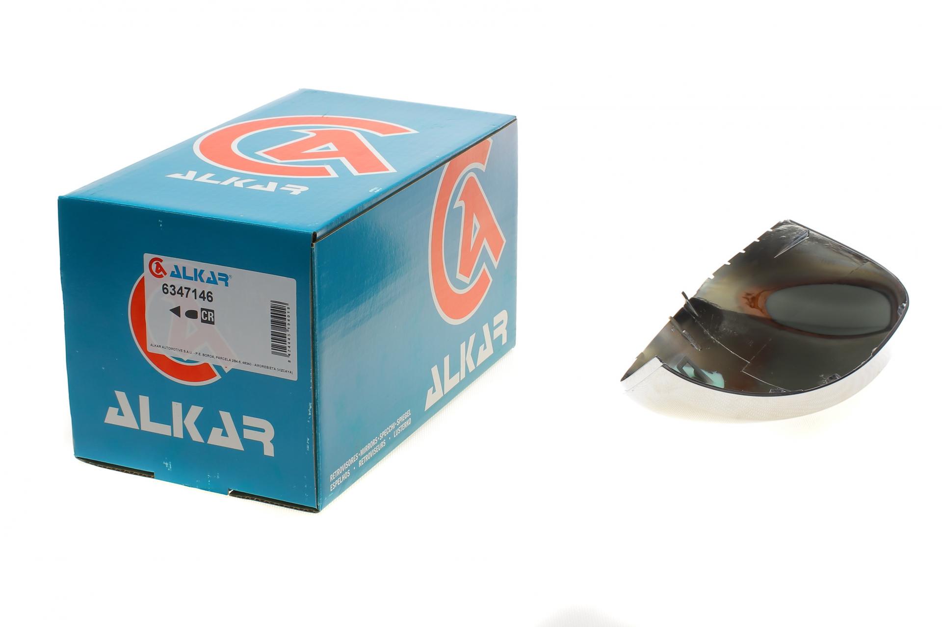 Крышка зеркала левая ALKAR для VW Sharan 10-/Tiguan 07-/Skoda Yeti 09-/Seat Alhambra 10- Хром (6347146)