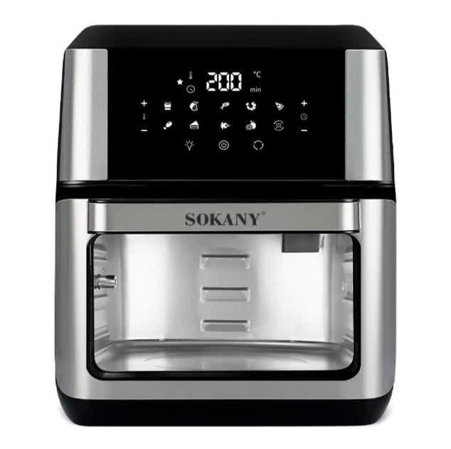 Мультипечь-аэрофритюрница Sokany 12 л 1800 Вт (SK-ZG-8029/12) Мультипечь-аэрофритюрница Sokany 12 л 1800 Вт (SK-ZG-8029/12)