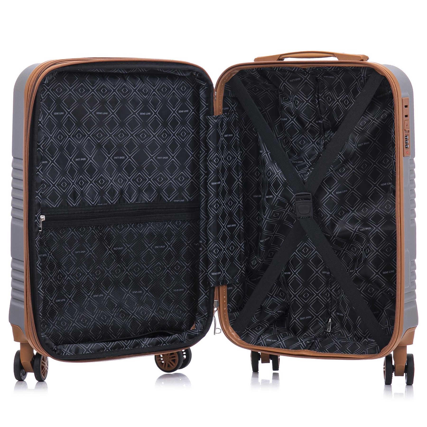 Валіза SEMI LINE 20" S Light Grey (T5849-1) - фото 6 Валіза SEMI LINE 20" S Light Grey (T5849-1) - фото 6