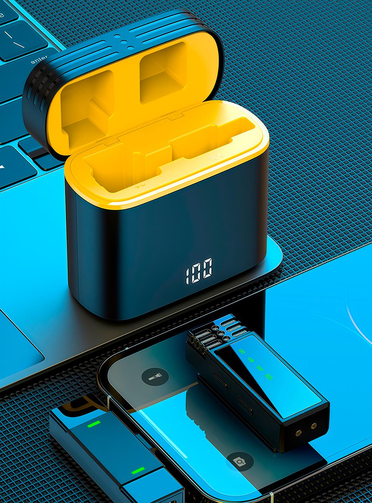 Мікрофон бездротовий петличний OnePro з вітрозахисною насадкою Чорний (73720) - фото 9 Мікрофон бездротовий петличний OnePro з вітрозахисною насадкою Чорний (73720) - фото 9