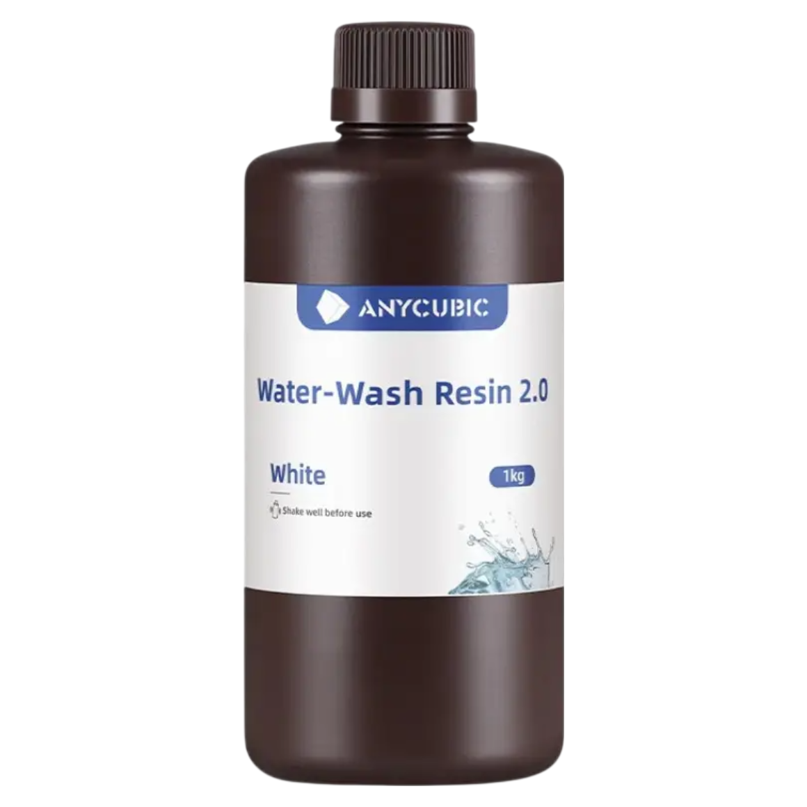 Смола фотополімерна Anycubic Water-Wash Resin+ 2.0 1 кг White