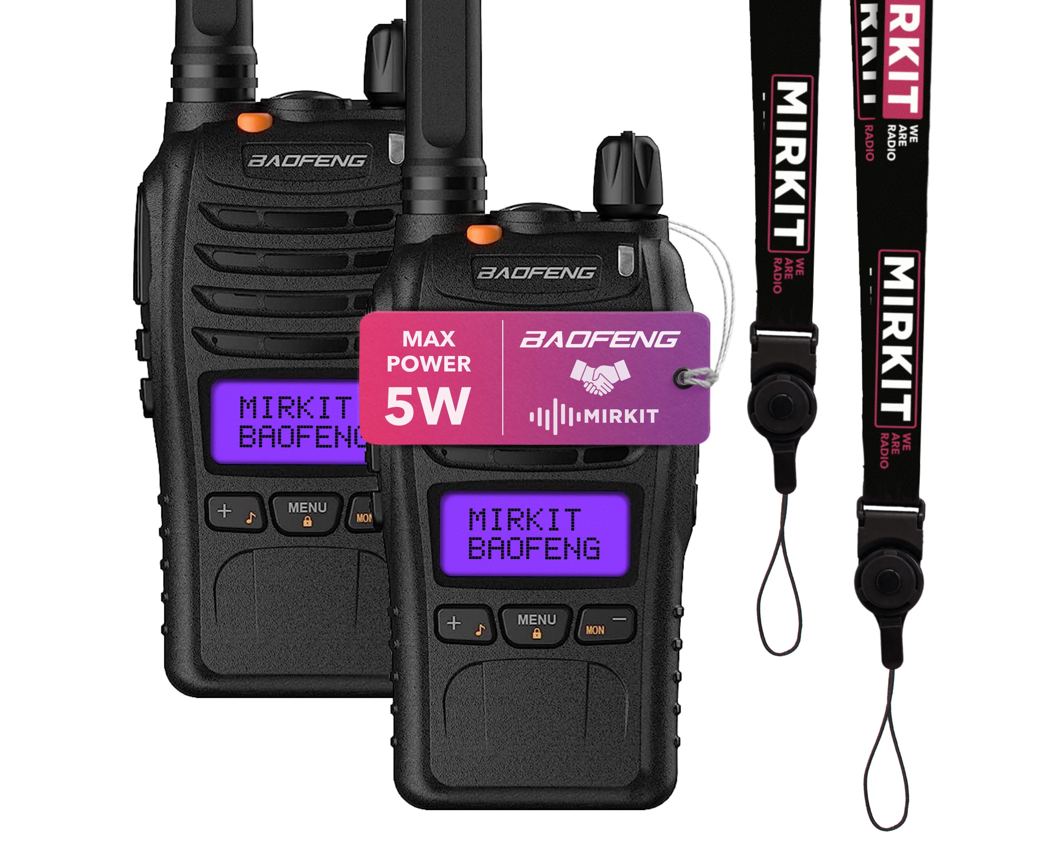 Рация Baofeng BF-E88 PMR446 2 шт. 1200 mAh (3593152)