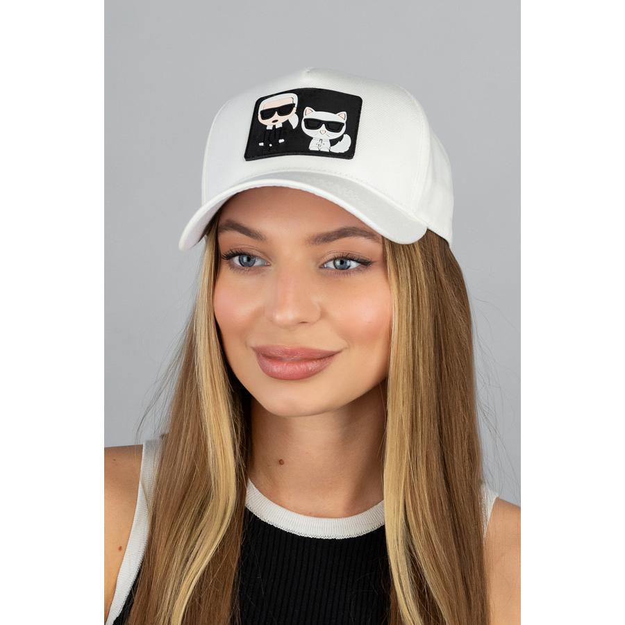 Бейсболка тракер универсальная котоновая Braxton 1548 56-60 Белый