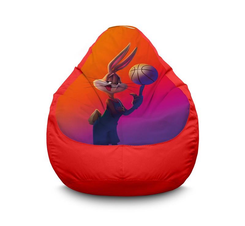 Кресло мешок iPuff Space Jam Bugs Bunny Оксфорд XXL 90х125 см Красный Кресло мешок iPuff Space Jam Bugs Bunny Оксфорд XXL 90х125 см Красный
