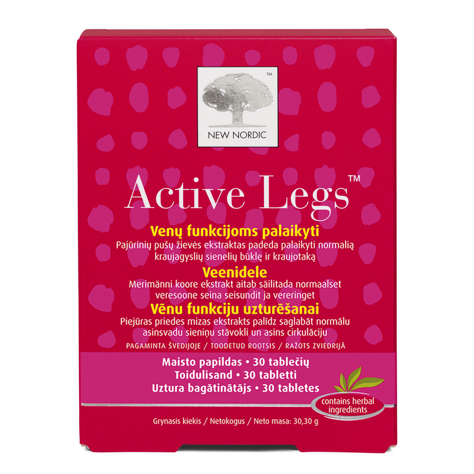 Комплекс New Nordic Active Legs для вен табл. №30 (14094219)