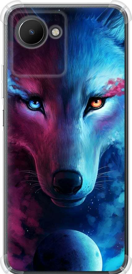 Чехол на Realme C30 Арт-волк (3999sp-2700-42517) Чехол на Realme C30 Арт-волк (3999sp-2700-42517)