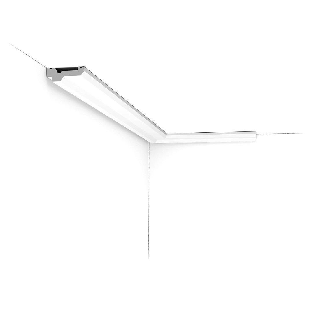 Карниз поліуретановий Orac Decor C360 жорсткий 60х20x2000 мм (28953075)