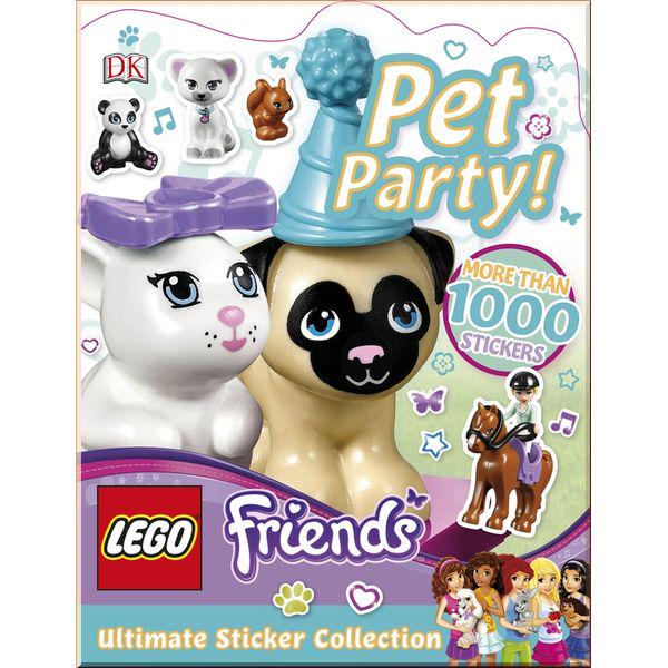 Книга DK "LEGO Friends Pet Party! Ultimate Sticker Collection" Helen Murray (ISBN:9780241232439)