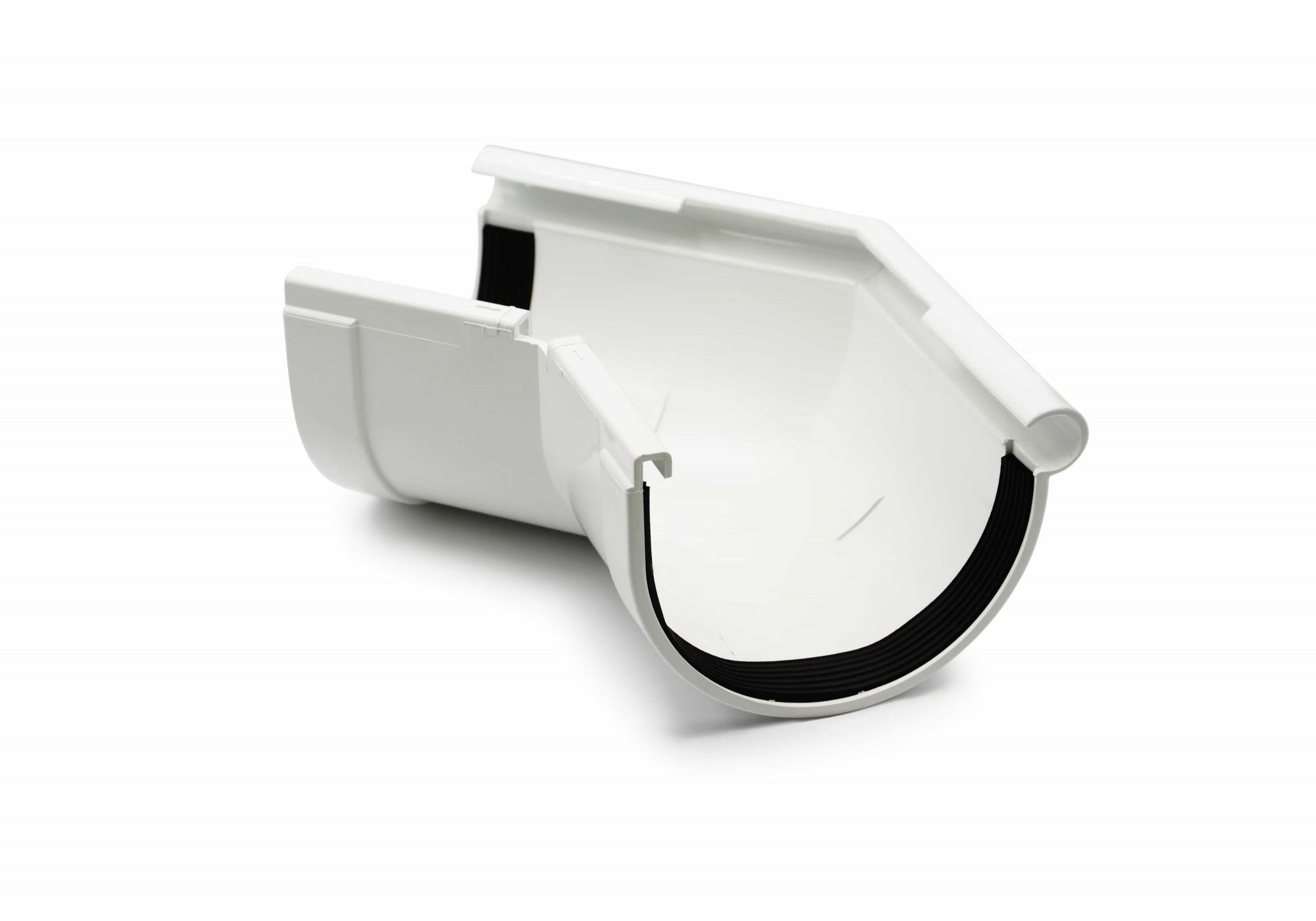 Кут жолоба зовнішній RAINWAY 90 система 135° Білий Кут жолоба зовнішній RAINWAY 90 система 135° Білий