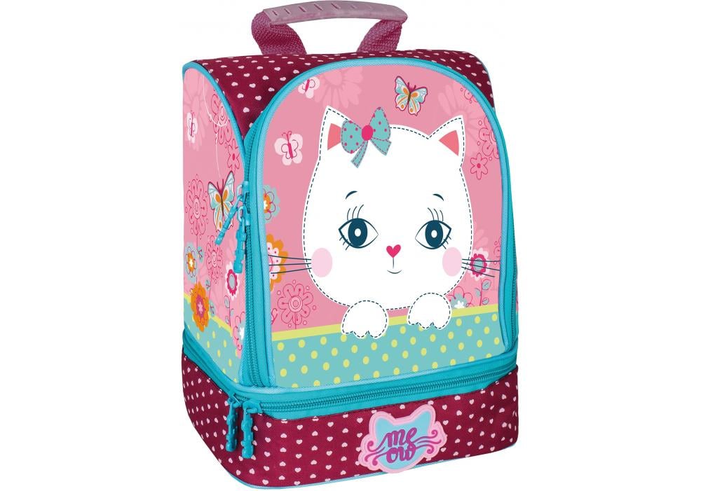 Ранець дошкільний Cool For School Cat Meow 24х20х12 см 6-15 л Рожевий (CF86186) - фото 1