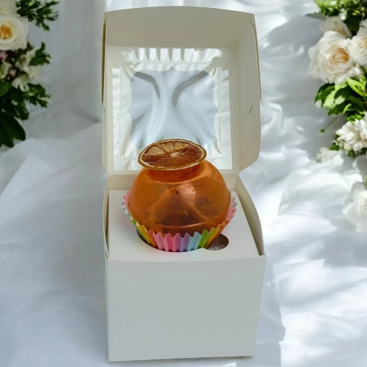 Чайная бомбочка Волшебная Облепиха ручная работа в подарочной упаковке (28458042)