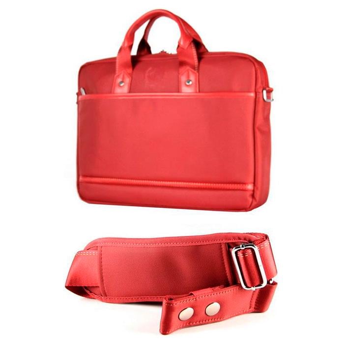 Сумка для ноутбука Continent CC-045 компактная молния 15,6" Красный (618634) - фото 2 Сумка для ноутбука Continent CC-045 компактная молния 15,6" Красный (618634) - фото 2
