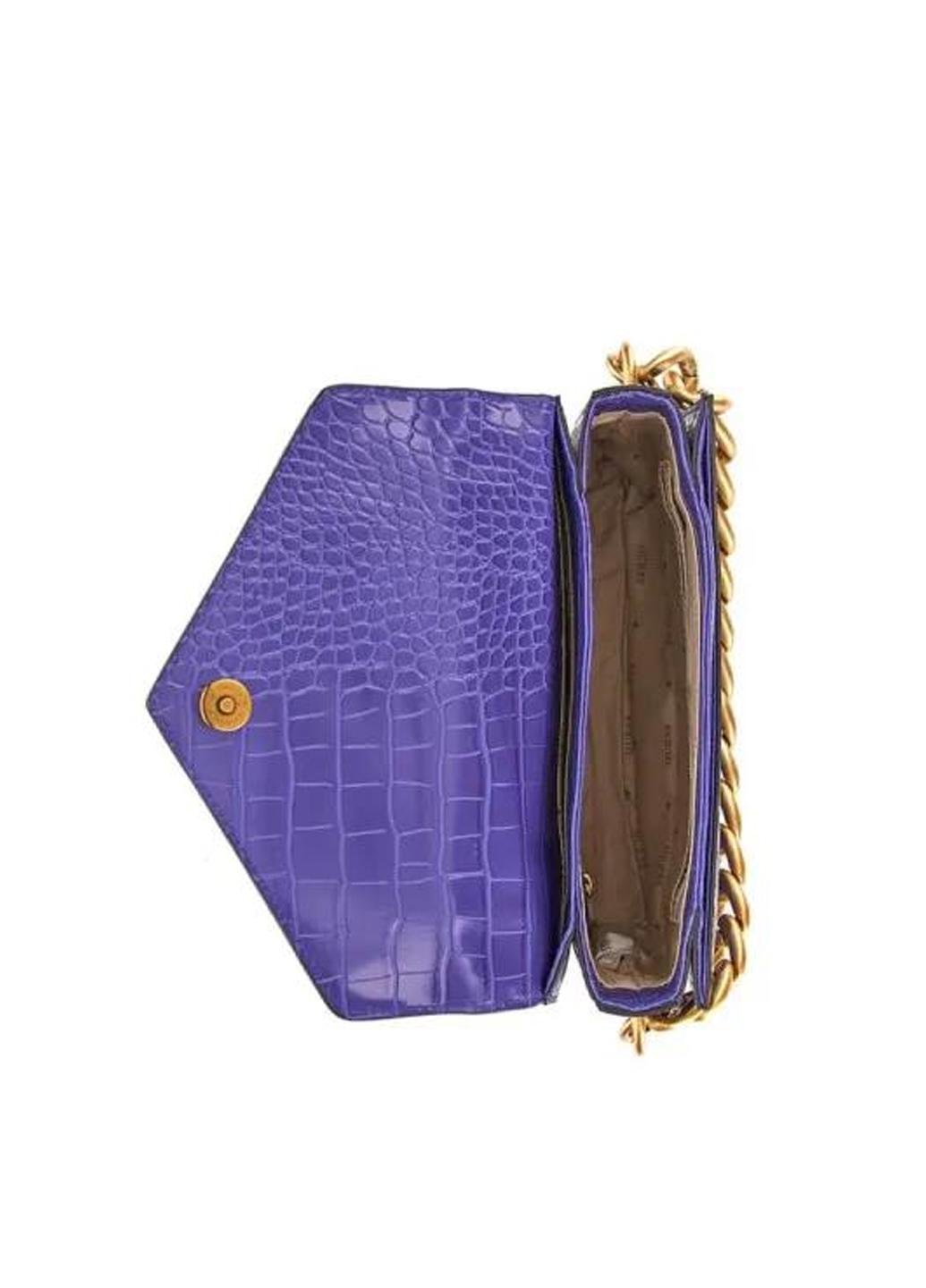 Сумка крос боді жіноча з еко шкіри Guess RETOUR TOP HANDLE FLAP HWCC8664200-VIO Фіолетовий - фото 5 Сумка крос боді жіноча з еко шкіри Guess RETOUR TOP HANDLE FLAP HWCC8664200-VIO Фіолетовий - фото 5