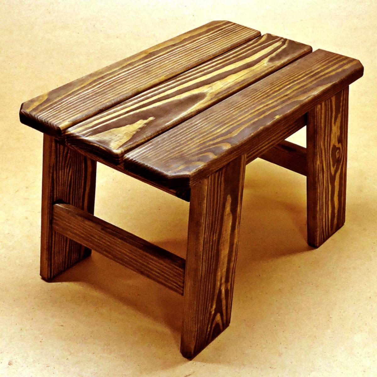 Стульчик из дерева Самара Латте (ТАБ-000616)