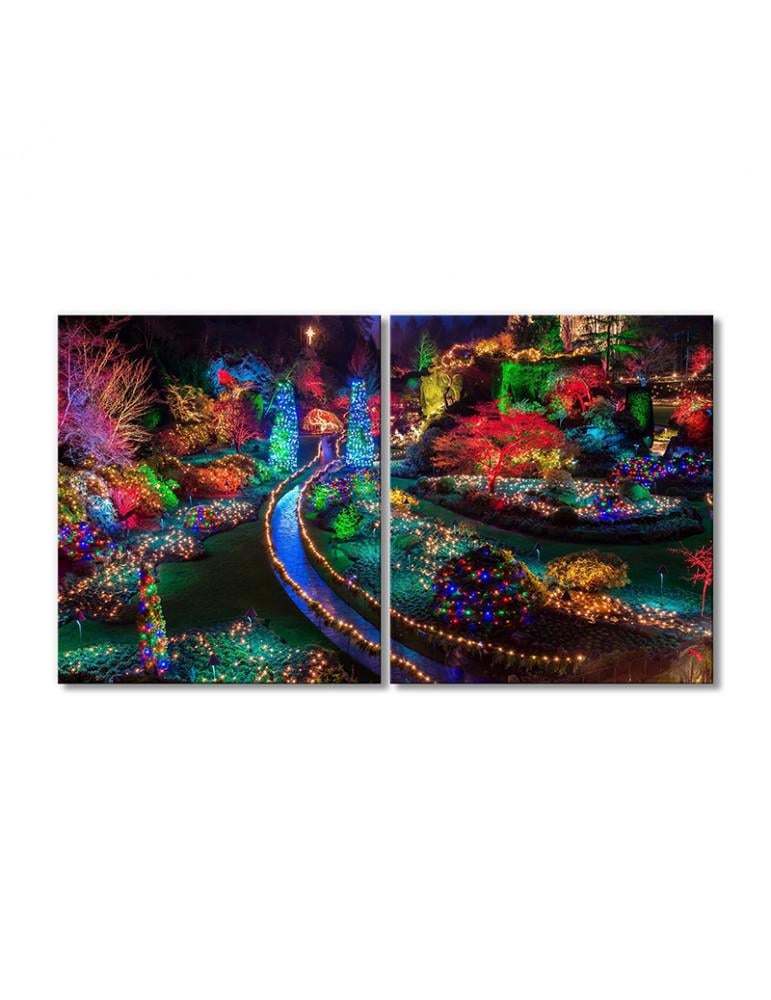 Картина модульная Рождество в Канаде 2 модуля 30х45 см