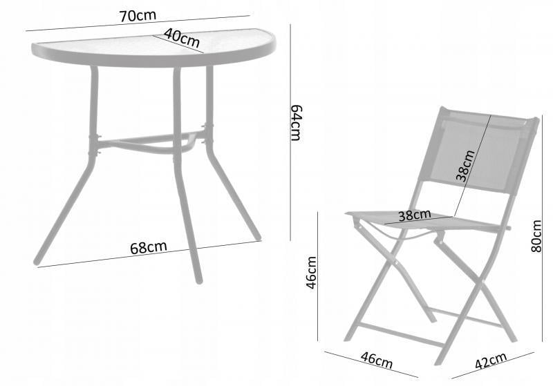 Комплект мебели JUMI TREND Grey (2616427431) - фото 2 Комплект мебели JUMI TREND Grey (2616427431) - фото 2