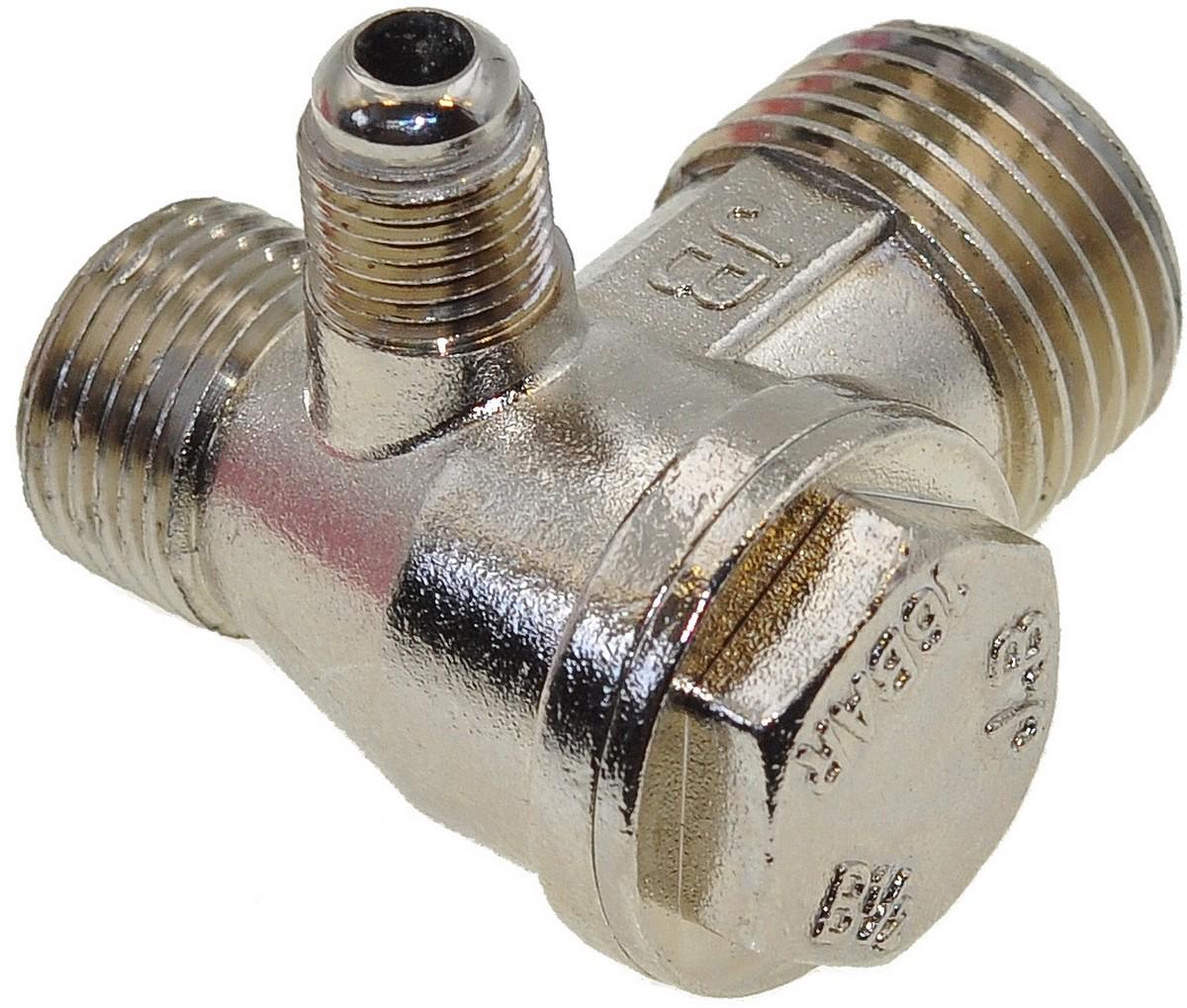 Клапан обратный компрессора JB 1/2х3/8хМ10 Хром