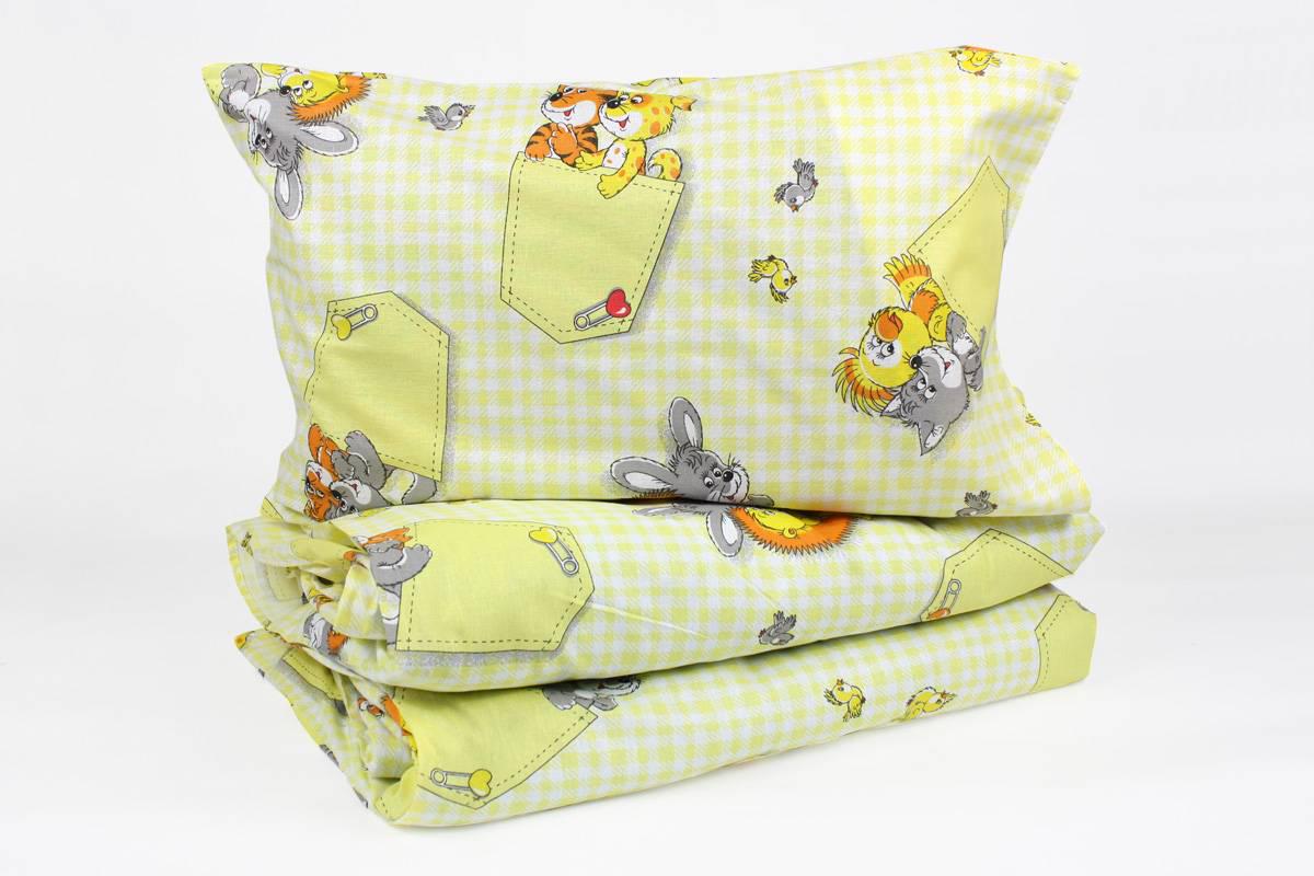 Простынь Т0556 110х140 см Желтый/Бежевый (143974)