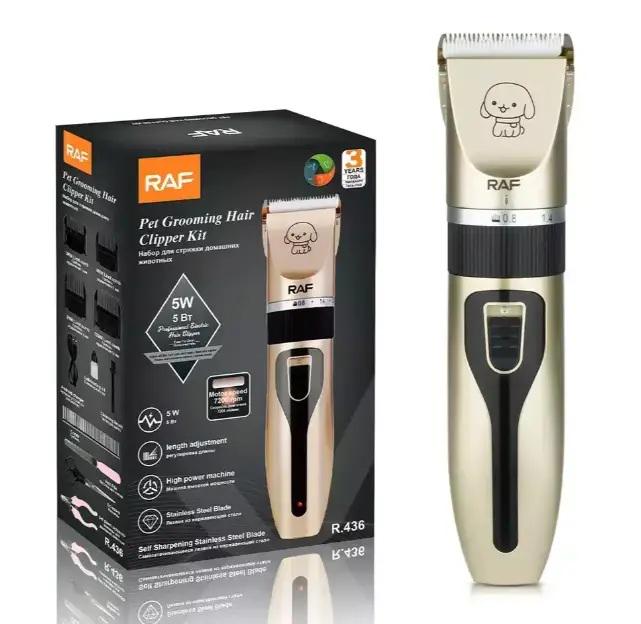 Грумінг-набір Raf R,436 для стрижки тварин машинка/насадки Золотий (623219) - фото 5 Грумінг-набір Raf R,436 для стрижки тварин машинка/насадки Золотий (623219) - фото 5